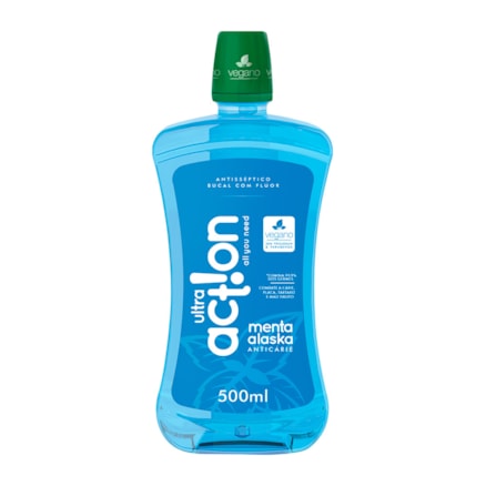 Solução Bucal Boni Natural Ultra Action Menta Alaska 500ml