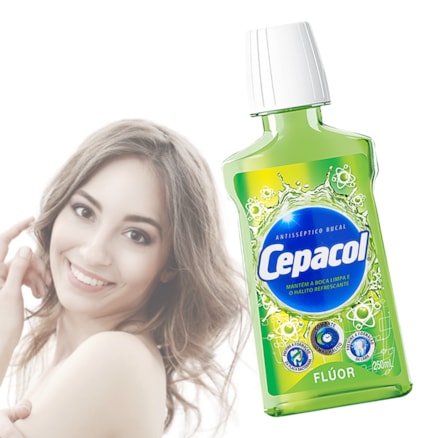 Solução Bucal Cepacol Flúor 250ml