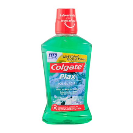 Solução Bucal Colgate Plax Ice Glacial Infinity 500ml