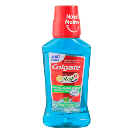 Solução Bucal Colgate Total 12 Hálito Saudável 250ml