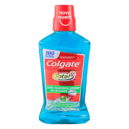 Solução Bucal Colgate Total 12 Hálito Saudável 500ml