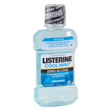 Solução Bucal Listerine Menta Zero Álcool 250ml