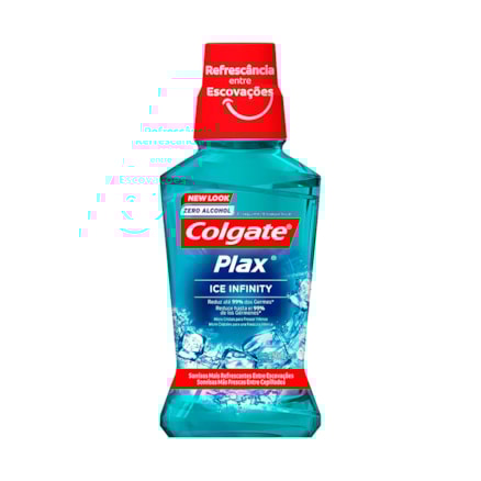 Solução Bucal Plax Ice Infinity 0 Álcool Hálito Fresco 250ml