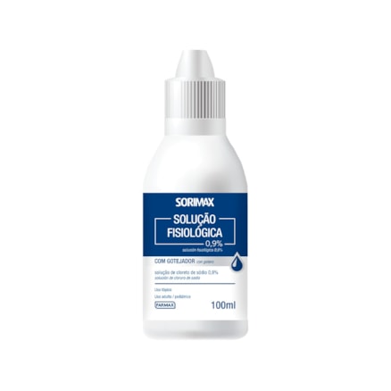 Solução Fisiológica Farmax Uso Adulto Pediátrico 100ml