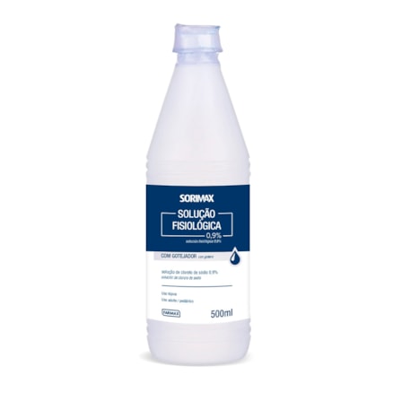 Solução Fisiológica Farmax Uso Adulto Pediátrico 500ml