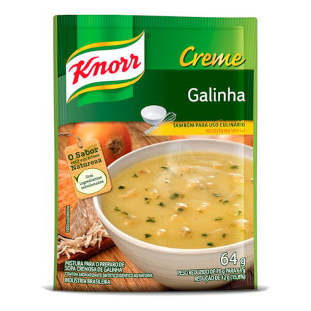 Sopa Creme Knorr Sachê Galinha 64g