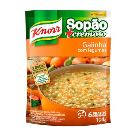 Sopão Knorr Sachê Galinha Legumes 194g