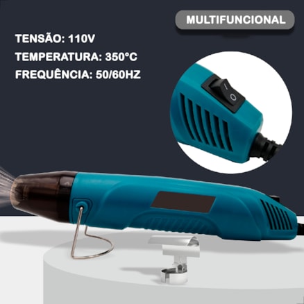 Soprador Térmico De Ar Quente Calor Portátil Diy Ajustável 110v 350º Diy Caneta