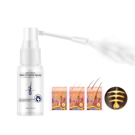 Spray Anti Queda Capilar Para Homens Crescimento De Cabelos