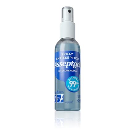 Spray Antisséptico Asseptgel Com Clorexidina 120ml