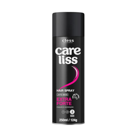 Spray Fixador Cless Care Liss Extra Forte Óleo Argan 250ml