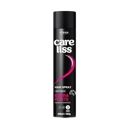 Spray Fixador Cless Care Liss Extra Forte Óleo Argan 400ml
