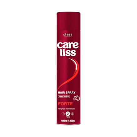 Spray Fixador Cless Care Liss Fixação Forte Óleo Argan 400ml