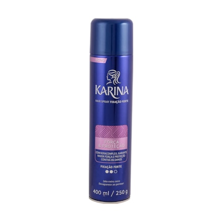 Spray Fixador Karina Fixação Forte Força Proteção 400ml