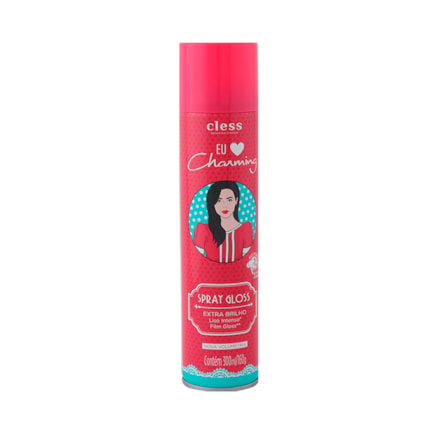 Spray Gloss Eu Charming Liso Intenso Fios Perfumados 300ml