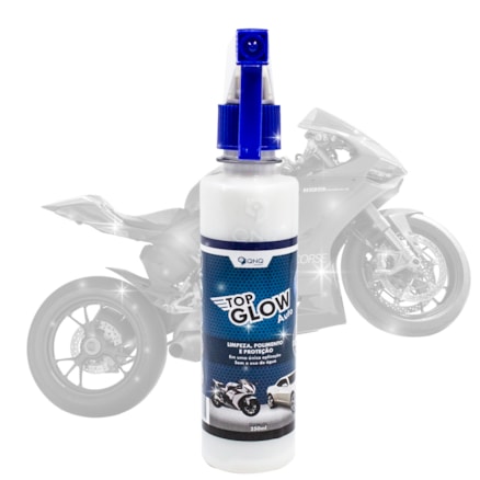 Spray Limpeza, Polimento e Proteção QNQ Top Glow Auto 250ml