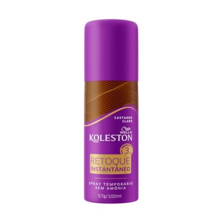 Spray Retoque Raiz Koleston Castanho Claro 57g