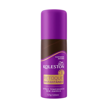 Spray Retoque Raiz Koleston Castanho Escuro 57g