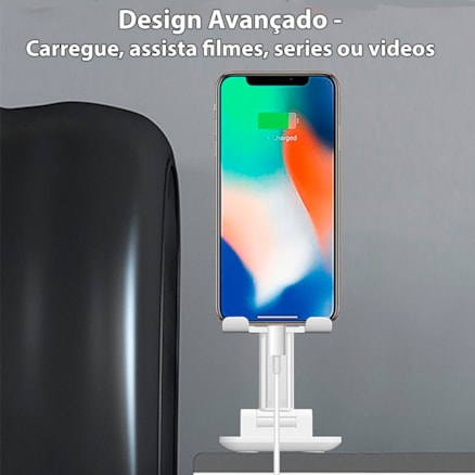 Suporte de Mesa Tripé para Celular Ajustável Smartphone Portátil Selfie Tablet