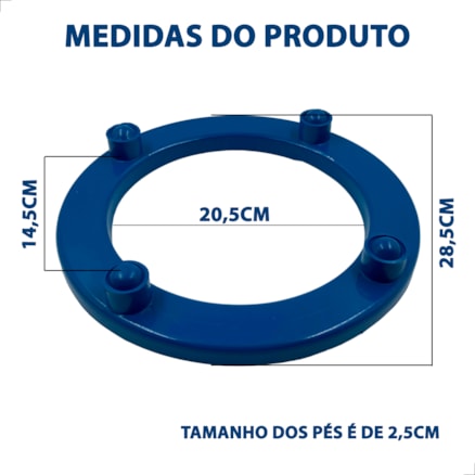 Suporte Para Botijão de Gás Reforçado Utilidade Doméstica Cozinha Polipropileno