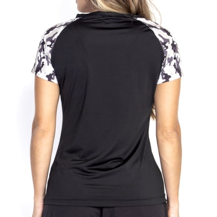 T-shirt Camuflada Bm9 Feminino 4221026 Preto / Verde