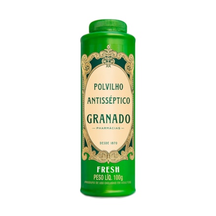 Talco Polvilho Granado Fresh Anti Séptico Fungicida 100g