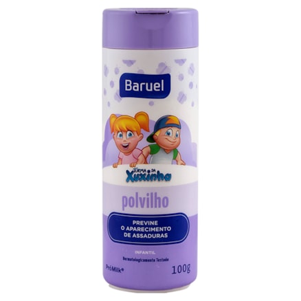 Talco Polvilho Turma Xuxinha Infantil Previne Assaduras 100g