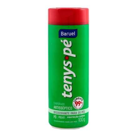 Talco Tenys-pé Baruel Pó Canforado 100g