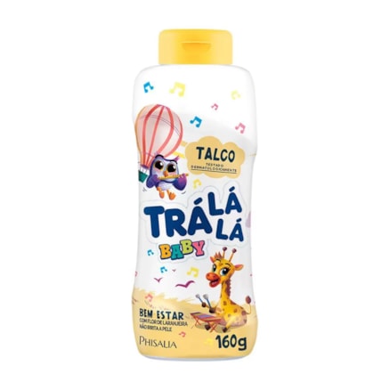 Talco Trá Lá Lá Baby Bem Estar Flor De Laranjeira 160g