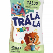 Talco Trá Lá Lá Baby Hidrata Aloe Vera 160g