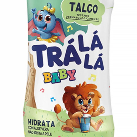 Talco Trá Lá Lá Baby Hidrata Aloe Vera 160g