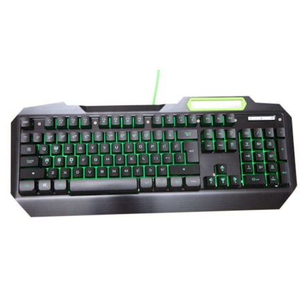 Teclado Gamer Semi Mecanico Goldentec Pc Notebook Led Verde