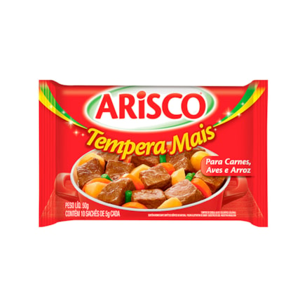 Tempero Arisco Em Pó Carnes 10 Und 50g