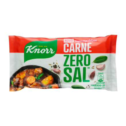 Tempero Em Pó Knorr Zero Sal Carne 8 Und 32g