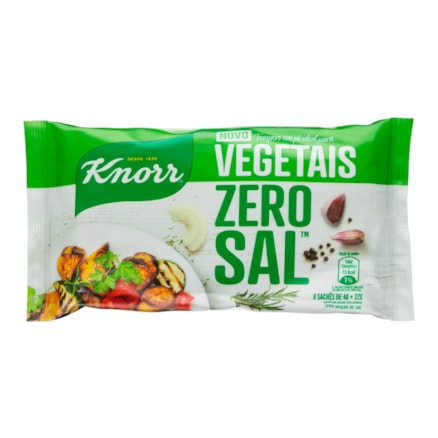 Tempero Em Pó Knorr Zero Sal Legumes 8 Und 32g