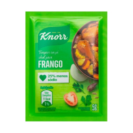 Tempero Pó Knorr Dose Unitária Frango 66 Und 5g