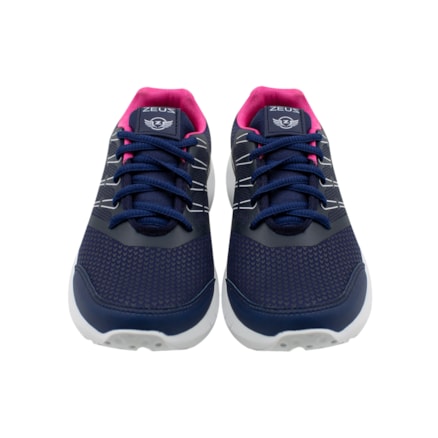 Tênis Feminino Zeus 23ZXA Branco Marinho Pink