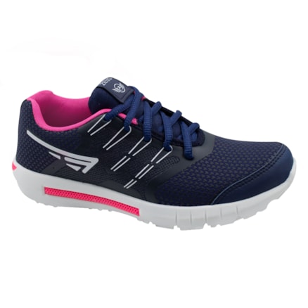 Tênis Feminino Zeus 23ZXA Branco Marinho Pink