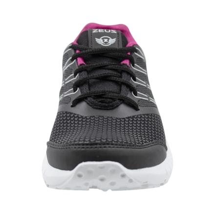 Tênis Feminino Zeus 23ZXA Branco Preto Rosa