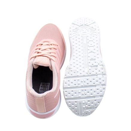 Tênis Feminino Zeus 23ZXA Branco Rosa Rosa