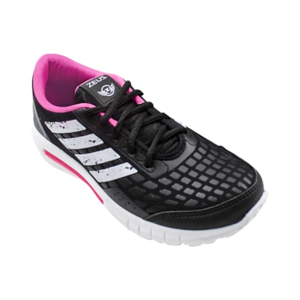 Tênis Feminino Zeus 24ZXA Branco Preto Pink