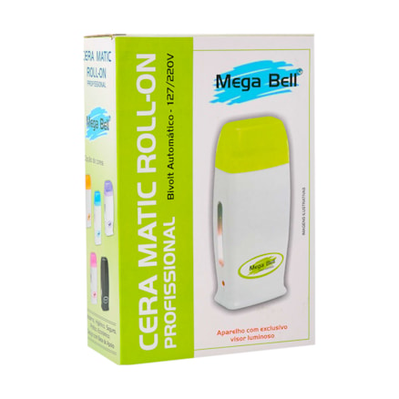 Termo Cera Mega Bell Roll On Bivolt Design Moderno