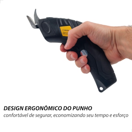 Tesoura Eletrica Tecido Com Fio Usb Costura Papel Lâmina Recarregável Aparador