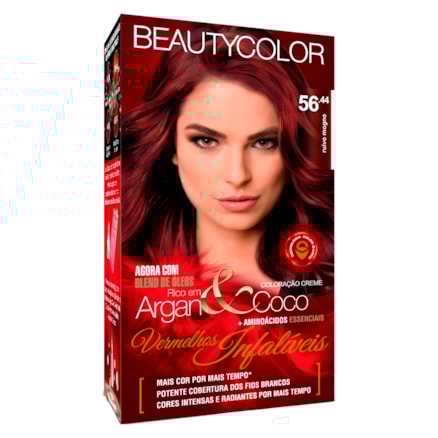 Tinta Beautycolor 56.44 Ruivo Mogno