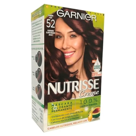 Tinta Cabelo Nutrisse Coloração 52 Marrom Açaí 45g