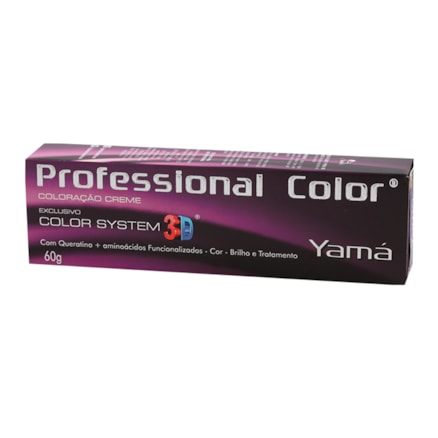 Tinta Cabelo Yamá 3d Profissional 6.0 Louro Escuro 60g