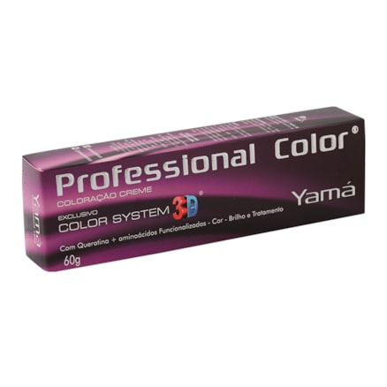 Tinta Cabelo Yama 3d Profissional 7.1 Louro Acizentado 60g