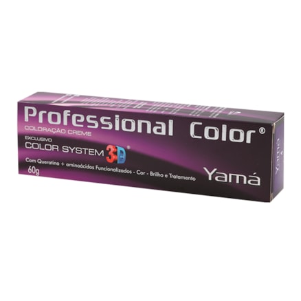 Tinta Cabelo Yamá 3d Profissional Coloração 4.0 Castanho 60g