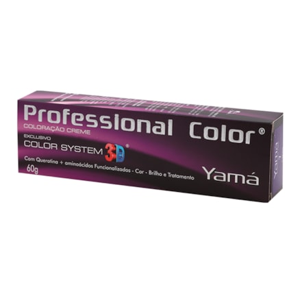 Tinta Cabelo Yamá 3d Profissional Coloração 7.0 Louro 60g