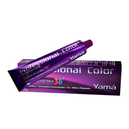 Tinta Cabelo Yamá 3d Profissional Cor 7.53 Louro Médio 60g